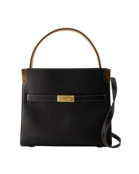 Tory Burch | Lee Radziwill Double Small Purse - Tory Burch - Calfskin - Black 8.6折