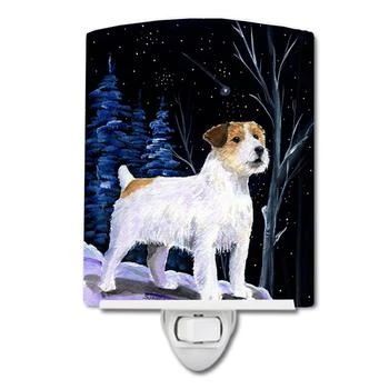 Caroline's Treasures | Starry Night Jack Russell Terrier Ceramic Night Light,商家Verishop,价格¥204