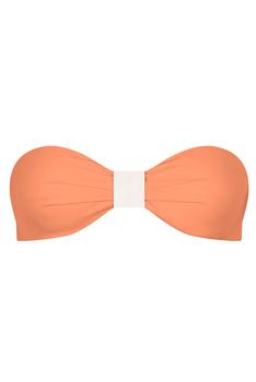 VALIMARE, VALIMARE | Capri bandeau bikini with flap bottom top salmon商品图片 5折
