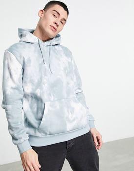 essentials hoodie多少钱, Adidas | adidas Originals Essentials hoodie in grey tie dye商品图片 