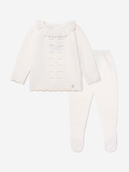 Paz Rodriguez | Baby Outfit Set in Ivory商品图片,额外8折, 额外八折