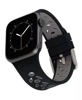 WITHit | Black and Grey Silicone Sport Band designed for Apple Watch® 42mm (Series 10) & 38/40/41mm,商家Macy's,价格¥113