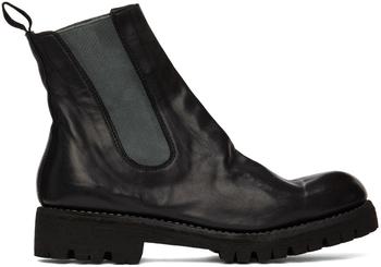 guidi | Black Leather Chelsea Boots商品图片,独家减免邮费