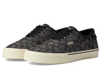 Signature Jacquard Leather Lace-Up Skate Sneaker product img