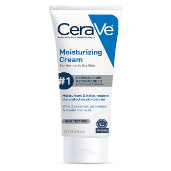 CeraVe | Face and Body Moisturizing Cream for Normal to Dry Skin with Hyaluronic Acid商品图片,独家减免邮费