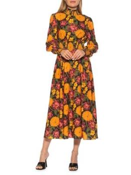 ALEXIA ADMOR | Beatrice Floral Midi Dress商品图片,3.3折