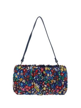 推荐Staud Bead-Embellished Zipped Shoulder Bag商品