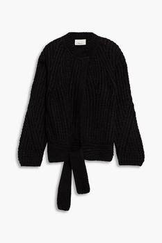 3.1 Phillip Lim | Tie-front ribbed-knit sweater商品图片,5折