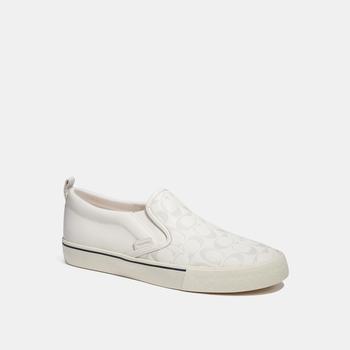 coach鞋男鞋, Coach | Coach Outlet Skate Slip On Sneaker In Signature商品图片 5.4折