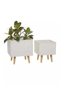 Monroe Lane | Contemporary Ceramic Planter - Set of 2,商家Belk,价格¥2030