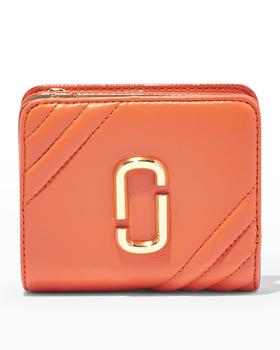 商品Marc Jacobs | Mini Compact Lambskin Wallet,商家Neiman Marcus,价格¥633图片