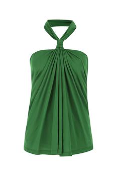 罗意威t恤价格, Loewe | Green crepe top Nd Loewe Donna商品图片 5折