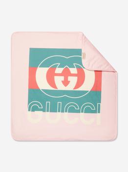 商品Gucci | Baby Girls Logo Blanket in Pink,商家Childsplay Clothing,价格¥2463图片
