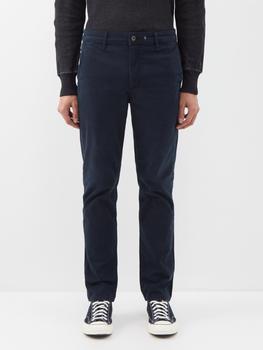 Rag & Bone | Fit 2 logo-embroidered cotton-blend chino trousers商品图片,