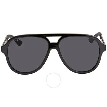 Gucci | Grey Pilot Men's Sunglasses GG0688S 001 59 4.8折, 满$200减$10, 满减