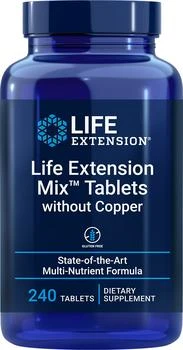 Life Extension | Life Extension Mix™ Tablets without Copper (240 tablets),商家Life Extension,价格¥402