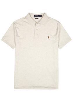 Ralph Lauren | Ecru slim Pima cotton polo shirt商品图片,满$1享8.9折, 满折