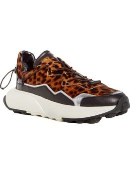 Stuart Weitzman | Womens Calf Hair Cheetah Print Casual and Fashion Sneakers 4.1折