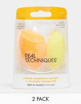 推荐Real Techniques Miracle Complexion Sponge + Concealer Sponge Duo商品