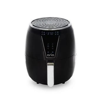 Aria | 5Qt Teflon-Free Ceramic Air Fryer with 2-Tier Stainless Steel Rack, Baking Pan, Skewers and Recipe Cookbook,商家Macy's,价格¥781