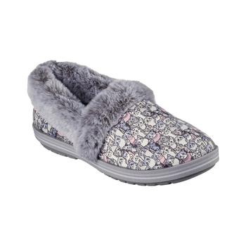 SKECHERS | Women's BOBS Too Cozy - Purrr Party Slippers from Finish Line商品图片,