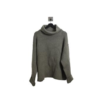 alexander wang卫衣, Alexander Wang | Alexander Wang Oversized Rib Neckpullover Khaki商品图片 5.1折