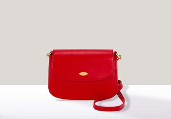 推荐Celim In Lipstick Red Crossbody Bag商品