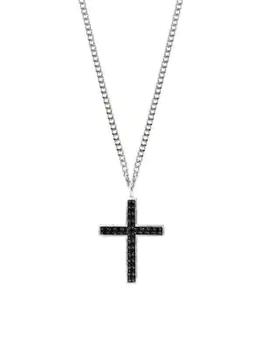 Effy | Sterling Silver Cross Pendant Chain Necklace商品图片,3折, 满$150享7.5折, 满折