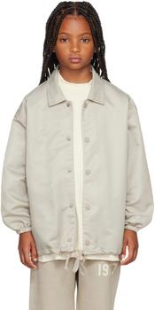 Essentials | Kids Gray '1977' Coaches Jacket商品图片,