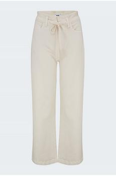 Paige, Paige | Paige - Carly Trouser with Waistband Tie in Warm Ecru商品图片 