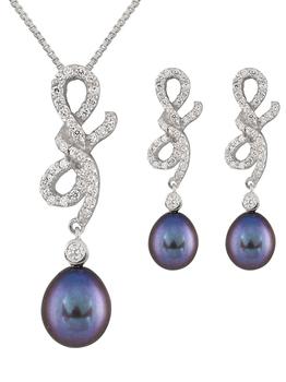 商品Splendid Pearls | 8-9mm Pearl Necklace & Earring Set,商家Lord & Taylor,价格¥1524图片