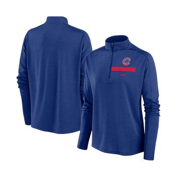 NIKE | Women's Royal Chicago Cubs Primetime Local Touch Pacer Quarter-Zip Top商品图片,