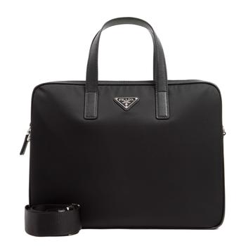 Prada | PRADA  RE-NYLON SAFFIANO LEATHER BRIEFCASE BAG商品图片,7.6折