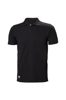 推荐Helly Hansen Mens Manchester Polo Shirt (Black)商品