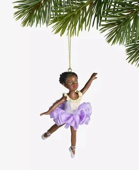 Holiday Lane | Purple Ballerina Ornament, Macy's Exclusive,商家Macy's,价格¥67