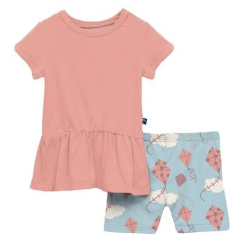 KicKee Pants | Short Sleeve Playtime Outfit Set (Toddler/Little Kids/Big Kids) 7.5折, 独家减免邮费