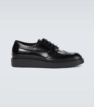 Prada | Leather Derby brogues商品图片,