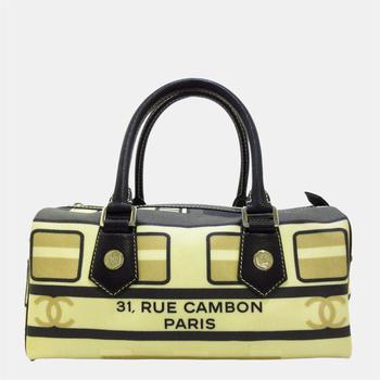 [二手商品] Chanel | Chanel Yellow Le Train Boston Bag商品图片,3.2折