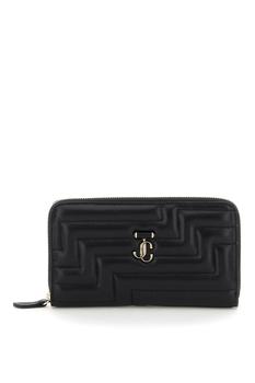 推荐Jimmy Choo Zip Around Quilted Nappa Wallet商品