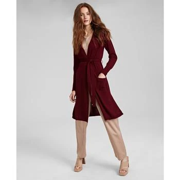 Charter Club | Women's 100% Cashmere Belted Cardigan, Regular & Petite, Created for Macy's 4折
