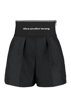 Alexander Wang | Alexander Wang Logo Waistband High-Waist Shorts 6.7折起×额外9.5折, 额外九五折