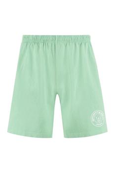 Sporty & Rich | Sporty & Rich	Logo Printed Shorts商品图片,7.6折