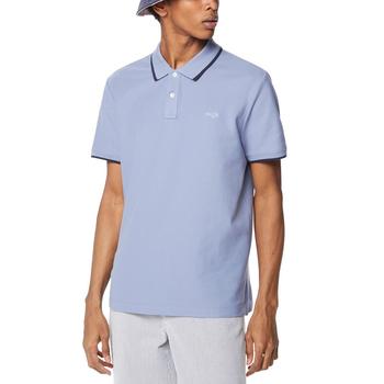 商品Perry Ellis America | Men's Tipped Collar Solid Polo Shirt,商家Macy's,价格¥107图片
