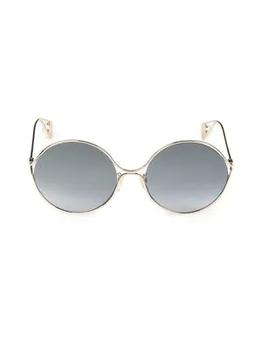 Gucci | 60MM Round Sunglasses商品图片,3.9折