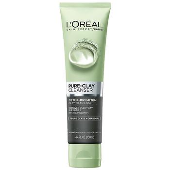 洗面奶, L'Oreal Paris | Detox & Brighten Pure-Clay Cleanser商品图片 独家减免邮费
