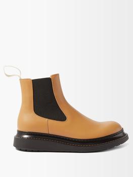 了解罗意威鞋, Loewe | Rubber-trimmed leather Chelsea boots商品图片 