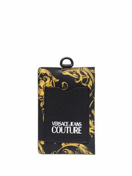 范思哲男包好不好, Versace | Versace Jeans Couture Baroque Printed Cardholder商品图片 8.6折