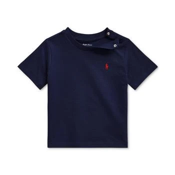 Ralph Lauren | Baby Boys Cotton Crewneck Embroidered Pony T-Shirt 