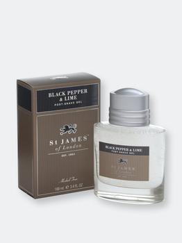 小棕瓶100ml面霜, St James of London | Black Pepper & Lime Post Shave Moisturiser 100 ML商品图片 