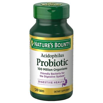 Nature's Bounty | Acidophilus Probiotic Tablets商品图片,满二免一, 独家减免邮费, 满免